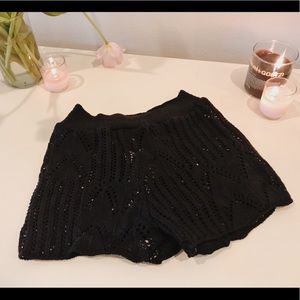 Nasty Gal Crochet Shorts